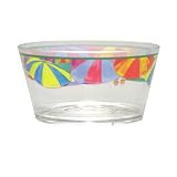 Pfaltzgraff 16 Ounce Small Acrylic Bowl 92307, Beach Umbrella