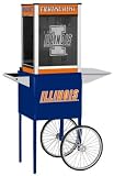 Illinois Fighting Illini 4oz. Popcorn Machine w/Cart