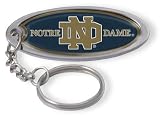 Notre Dame Fighting Irish Domed Large Oval Keychain Navy