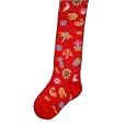 MP Danish Simple Flower Tights, red