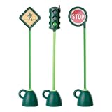 Italtrike Playground Traffic Signs – Traffic Light, Stop Sign, and Pedestrian Crossing Set