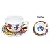 Grateful Dead - Dancing Bears Latte Mug with Saucer