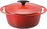 Le Creuset センセーション ココット・ロンド 20cm チェリーレッド 25144-20-06