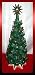 Search : 26" Vintage Atlantic Rare Star Mold Ceramic Xmas Tree