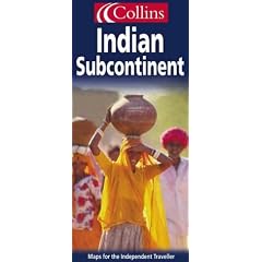Indian Subcontinent Pocket Map: India, Pakistan, Bangladesh, Nepal Nad Sri Lanka (Collins Independent Travel)