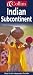 Indian Subcontinent Pocket Map: India, Pakistan, Bangladesh, Nepal Nad Sri Lanka (Collins Independent Travel)