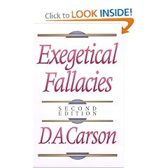 Exegetical Fallacies