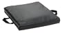 Duro-Med Gel/Foam Flotation Cushion with Black Leatherette Waterproof, Flame-Retardant Cover, Black