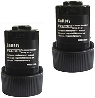 10.8V 1.5Ah Li-Ion Rechargeable Power Tool Battery for Makita 94550-6 194551-4 195332-9 BL1013 BL1014 (2Packs)