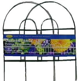 Midwest Air Tech #901215A 18x8 Green Round Fold Fence by MIDWEST AIR TECH/IMPORT