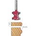 Freud 82-104 3/16-Inch Radius Half Round Router Bit with 1/4-Inch Shank