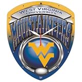 West Virginia Mountaineers Varsity Neon Clock