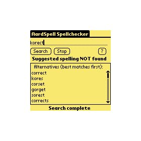 AardSpell Spellchecker (UK Edition) downloadable Software