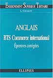 Revue Ellipses Marketing  / Anglais : BTS Commerce international, épreuves corrigées