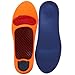 Sorbothane Ultra Graphite Arch Insole,Blue,Women's 7.5-8.5 M/Men's 5-6 M