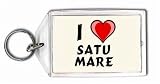 I Love Satu Mare Keychain