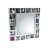 PT Mirror, Multi Pictures, Silver, Plastic And Metal