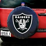 Oakland Raiders NFL Spare Tire Cover (Black)