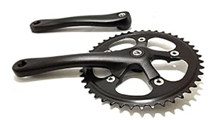 Projekt Fixie - Fixed Gear Track Bike Road Crankset 44T 170 Black