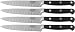 LamsonSharp 4-Piece Kullenschliff Fine Edge Steak Knife Set