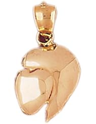 Dazzlers Solid 14k Gold Floating Double Heart Charm Pendant Available in three colors from jewelsberry (weights: 4.1 grams only)