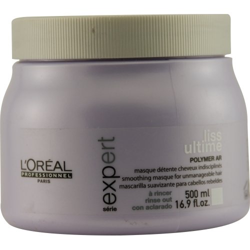 L'Oreal Professionnel Serie Expert Liss Ultime Smoothing Masque For Unmanageable Hair, 16.9 Ounce
