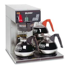 Bunn CDBCF35 Coffee Brewer, 120 240V 20 amp, Stainless Steel Funnel 