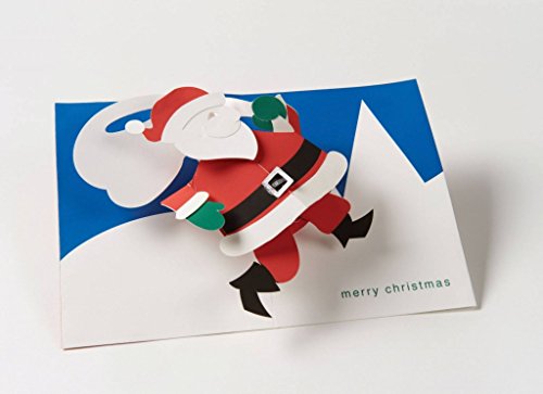 Robert Sabuda Santa with Gifts Boxed Holiday Pop Up Cards