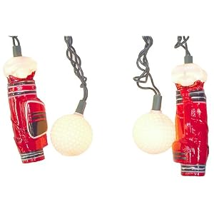 Golf Bags & Balls Novelty Light Set Golf Bags & Balls Novelty Light Set