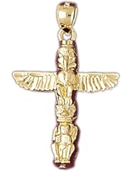 CleverEve Luxury Series 14K Yellow Gold Charm Alaska 2 grams