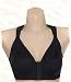 Carol Wior SlimSecrets Jacquard Print Front Closure Soft Cup Bra RETAIL VALUE $45
