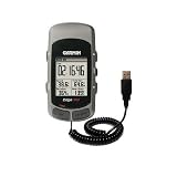Coiled Power Hot Sync and Charge USB Data Cable w/ Tip Exchange for the Garmin Edge 305 - Gomadic Brand