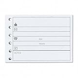 Rolodex 85053 Cascading Binder Inserts, Ruled (12-Card Pack)