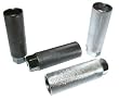 Redline Threaded Axle Pegs 3.5 x 1.25 3/8 x 26t Black
