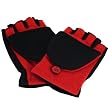 Ski Winter Flip Mitten Fingerless Gloves Glomitt Red