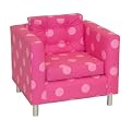 Kid's Modern Polka Dot Chair - Candy Pink