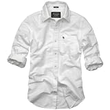 Abercromie and Fitch Avalanche Pass Solid Oxford Medium M White Brand New Mens 417GLVgigOL. SL160 Abercromie and Fitch Avalanche Pass Solid Oxford Medium M White Brand New Mens