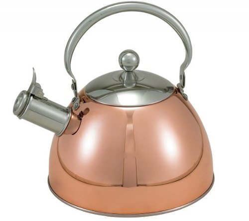 "Copper Tea Kettle (Copper) (9""H x 8""W x 8""D)" "Copper Tea Kettle (Copper) (9""H x 8""W x 8""D)"