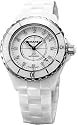 Chanel J12 Diamond White Ceramic Midsize Unisex Watch H1629