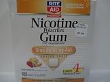 Rite Aid Nicotine Polacrilex 4mg. Coated Fruit 100ct Nicotine
