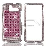 Talon Full Diamond Bling Snap on Hard Shell Case for HTC Arrive / 7 Pro (Pi ....