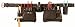 BOURN TOUGH LOT-724 Oil tan full grain cowhide leather contractors tool belt / tool a...