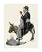 Tourist by Norman Rockwell. Size 17.18 inches width by 21.93 inches height. High Quality Art Poster Print
