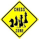 CHESS ZONE strategy game novelty NEW sign