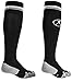 Kunto Fitness Graduated Compression Socks for Men and Women (Extra Large, Black)