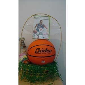 2009 NCAA Xbox 360 Game with Basketball Easter Basket