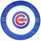 Chicago Cubs 4 Piece Dinner Plate Set