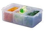 Lock & Lock HPL817C Multifunktionsbox 1,0l mit 3 Innenboxen