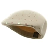 Brass Wool Felt Ivy Hat-Ivory W12S58F