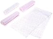 Carter''s - Receiving Blankets 4-Pack - Pink Check/White with Pink Print
